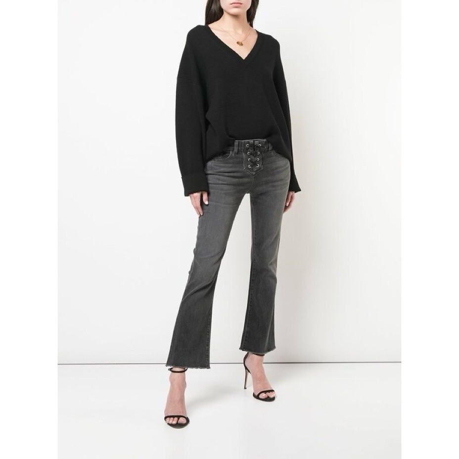 Nili Lotan Lace Up Vianca Jeans
